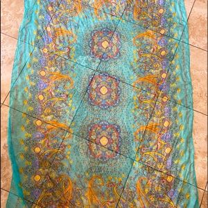 Long Wide Sheer Scarf